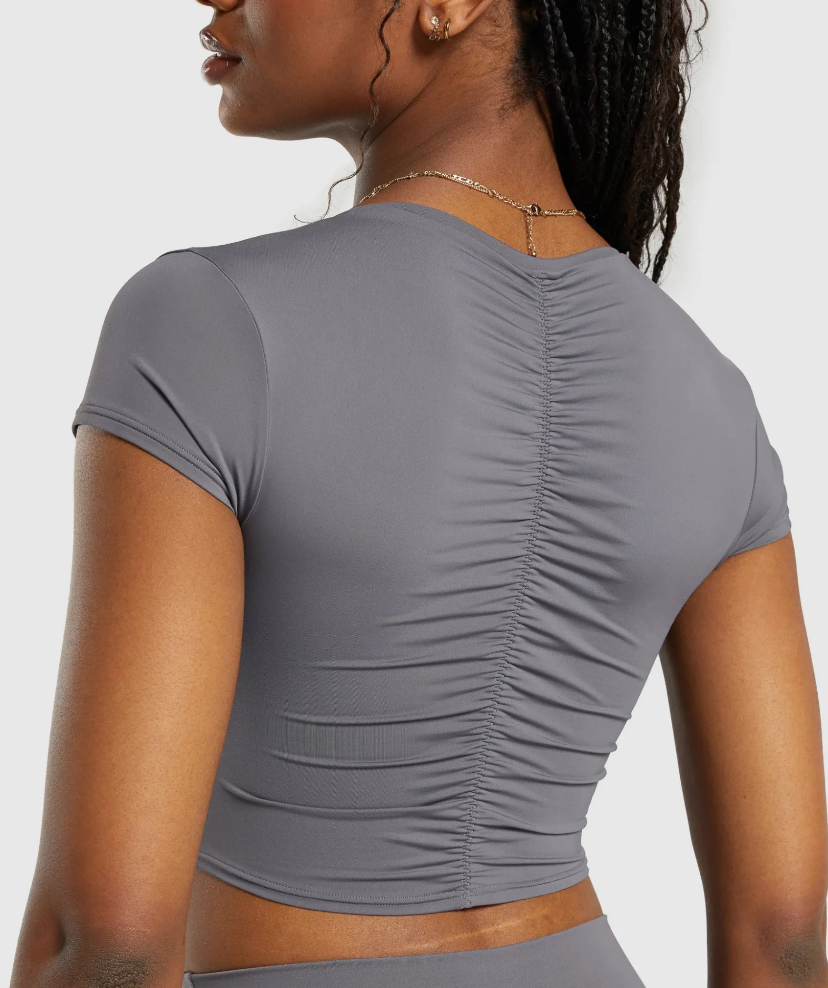 DAMES Gymshark Croptops|T-shirts*Elevate Ruched Crop Top