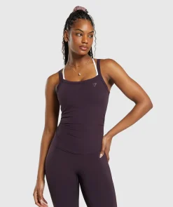 DAMES Gymshark Tanktops|T-shirts*Elevate Ruched Tank