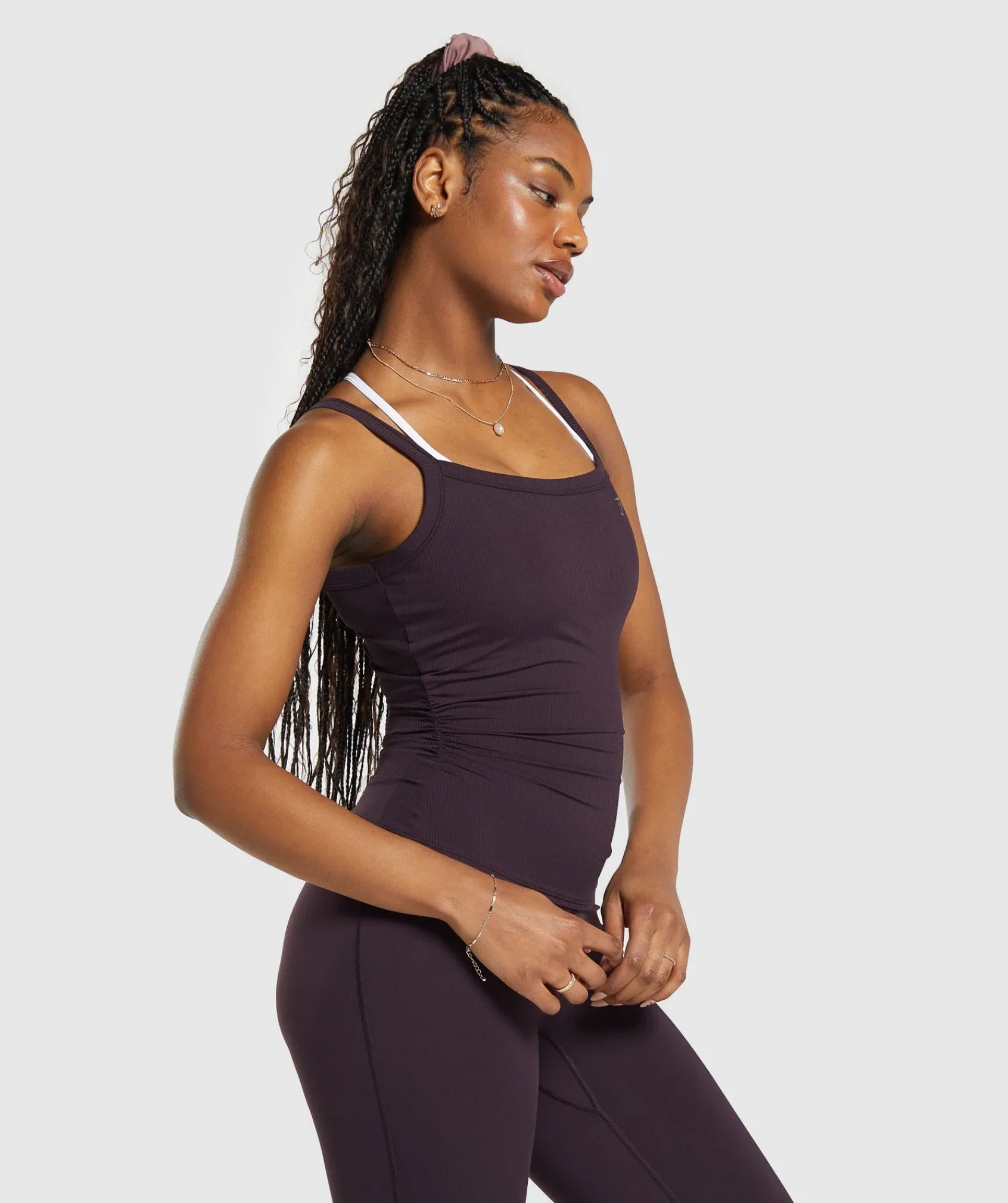 DAMES Gymshark Tanktops|T-shirts*Elevate Ruched Tank