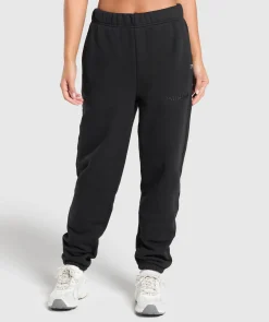 DAMES Gymshark Bedekkende Sportkleding|Joggingbroeken*Embroidered Logo Oversized Joggers