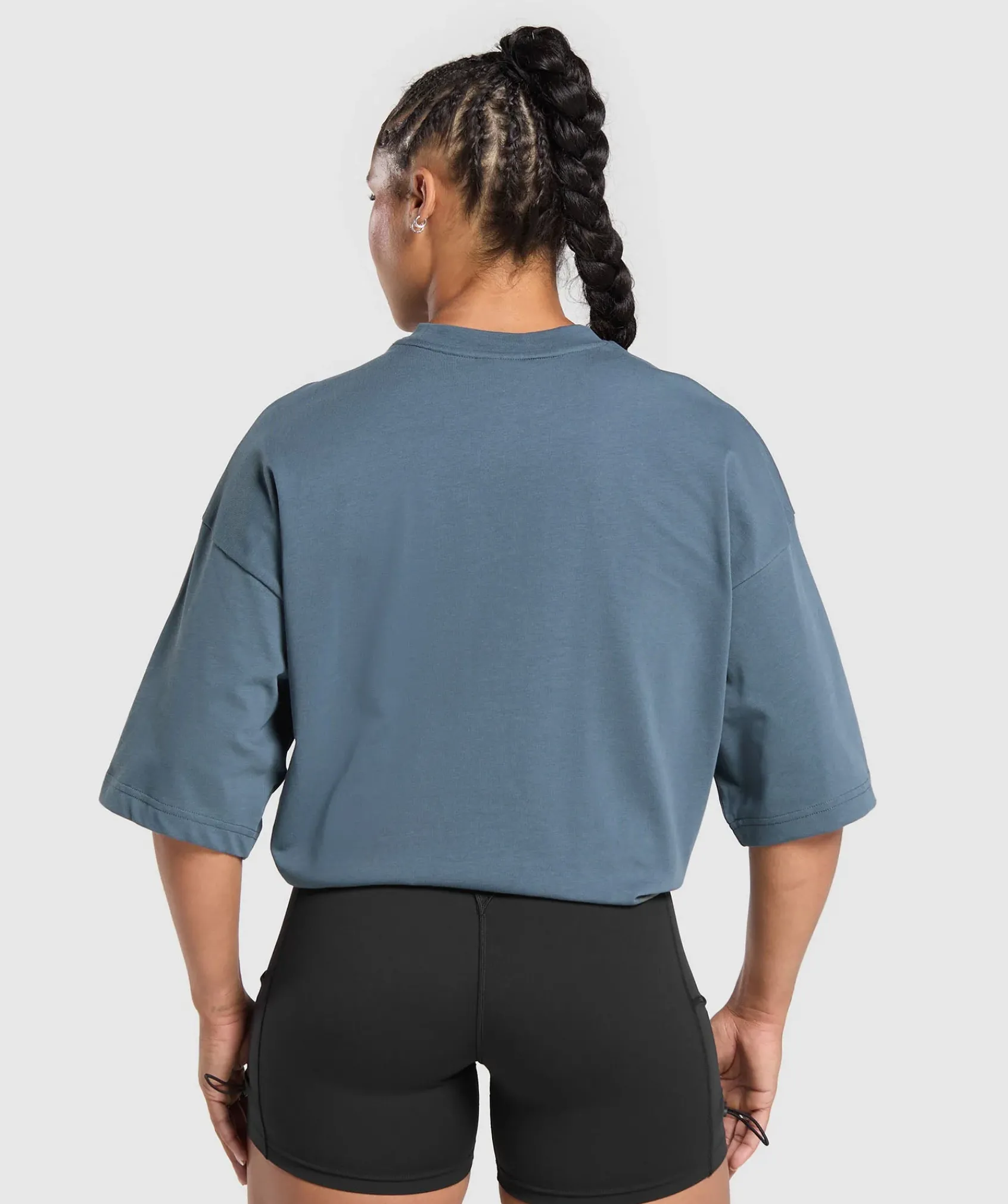 DAMES Gymshark T-shirts*Embroidered Logo Oversized T-Shirt