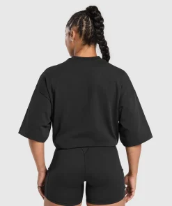 DAMES Gymshark T-shirts*Embroidered Logo Oversized T-Shirt