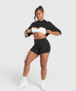 DAMES Gymshark T-shirts*Embroidered Logo Oversized T-Shirt