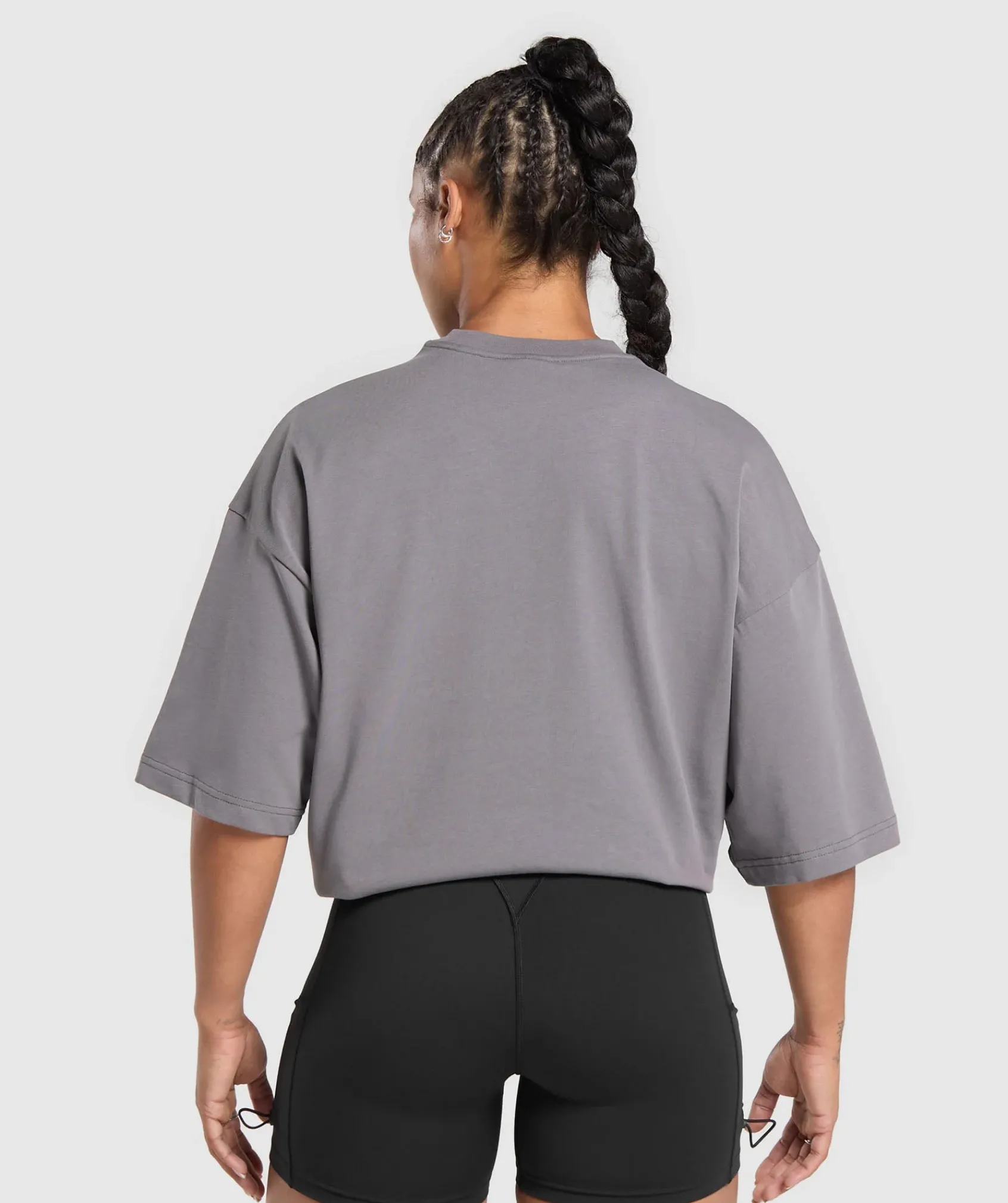 DAMES Gymshark T-shirts*Embroidered Logo Oversized T-Shirt