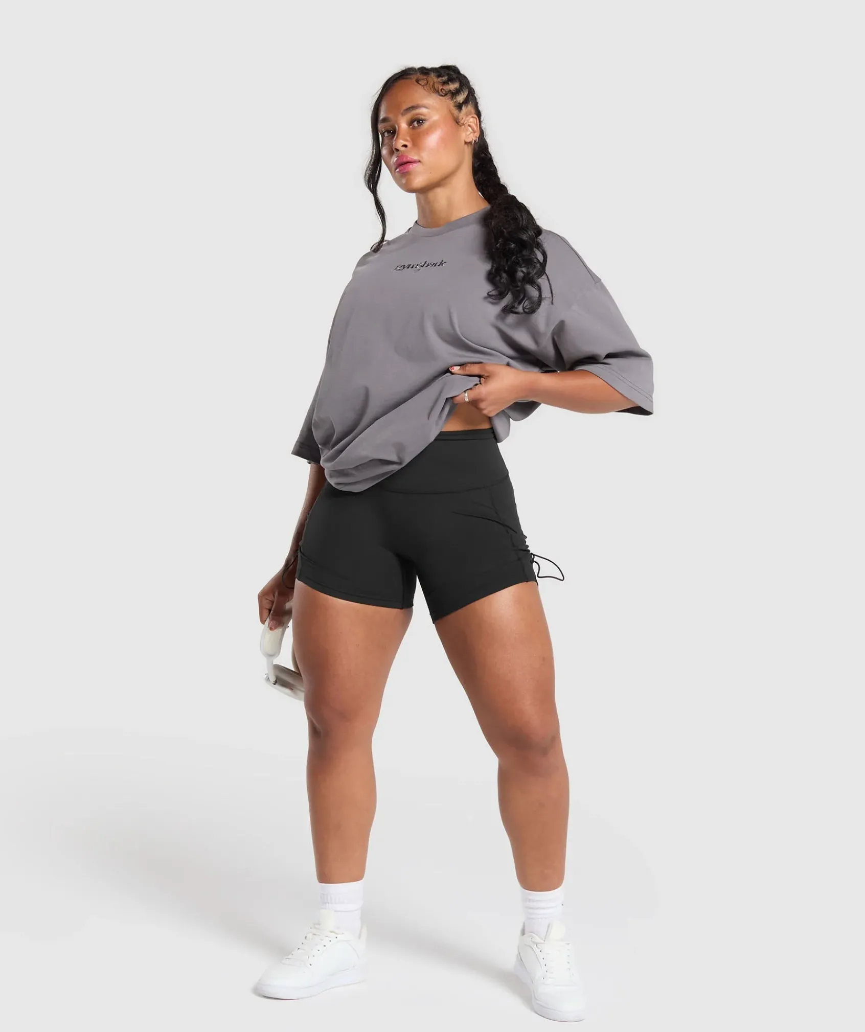 DAMES Gymshark T-shirts*Embroidered Logo Oversized T-Shirt