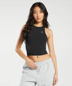 DAMES Gymshark Croptops|Tanktops*Essential Cotton Midi Tank