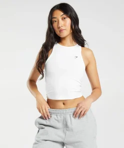 DAMES Gymshark Croptops|Tanktops*Essential Cotton Midi Tank