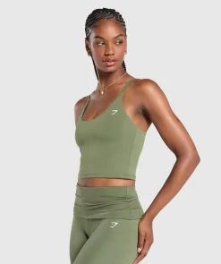 DAMES Gymshark Croptops|Tanktops*Everyday Cami Tank With Shelf