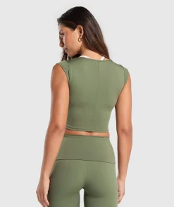 DAMES Gymshark Croptops|T-shirts*Everyday Cap Sleeve Crop Top