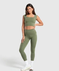 DAMES Gymshark Croptops|T-shirts*Everyday Cap Sleeve Crop Top