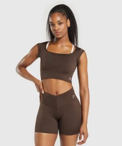 DAMES Gymshark Croptops|T-shirts*Everyday Cap Sleeve Crop Top