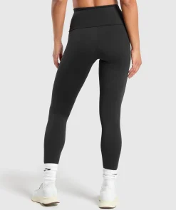DAMES Gymshark Bedekkende Sportkleding|Leggings*Everyday Foldover Leggings