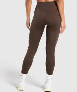 DAMES Gymshark Bedekkende Sportkleding|Leggings*Everyday Foldover Leggings