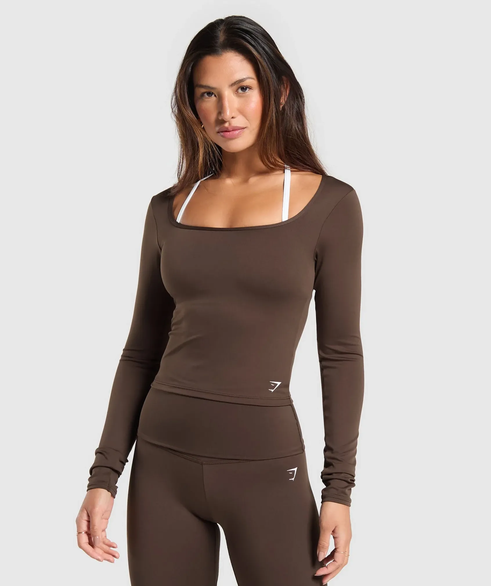 DAMES Gymshark Croptops|T-shirts*Everyday Long Sleeve Midi Top