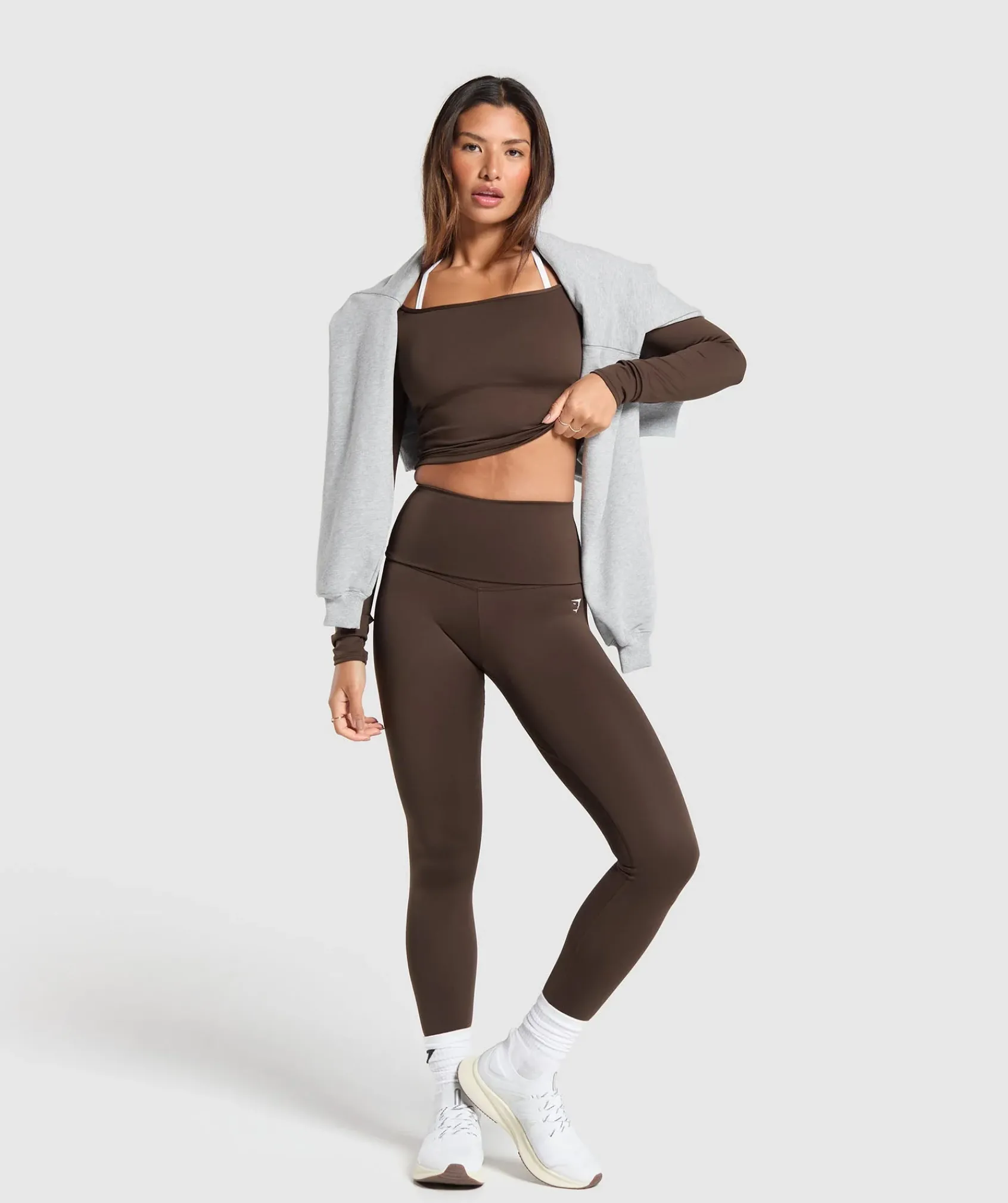 DAMES Gymshark Croptops|T-shirts*Everyday Long Sleeve Midi Top