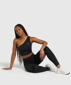DAMES Gymshark Tanktops*Everyday One Shoulder Ruched Tank