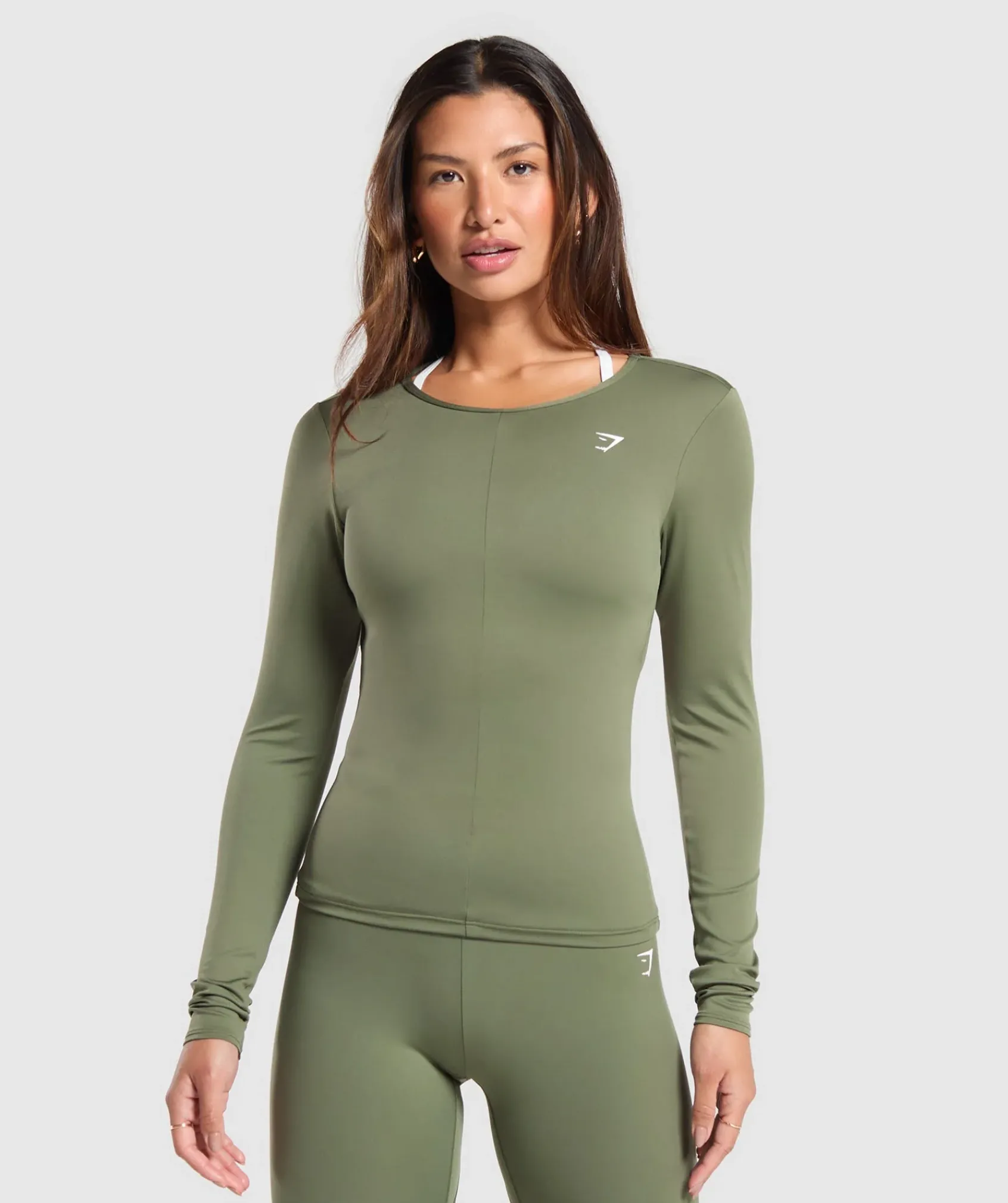DAMES Gymshark T-shirts*Everyday Open Back Long Sleeve Top