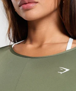 DAMES Gymshark T-shirts*Everyday Open Back Long Sleeve Top