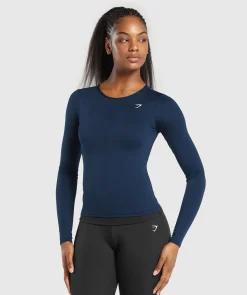 DAMES Gymshark T-shirts*Everyday Open Back Long Sleeve Top