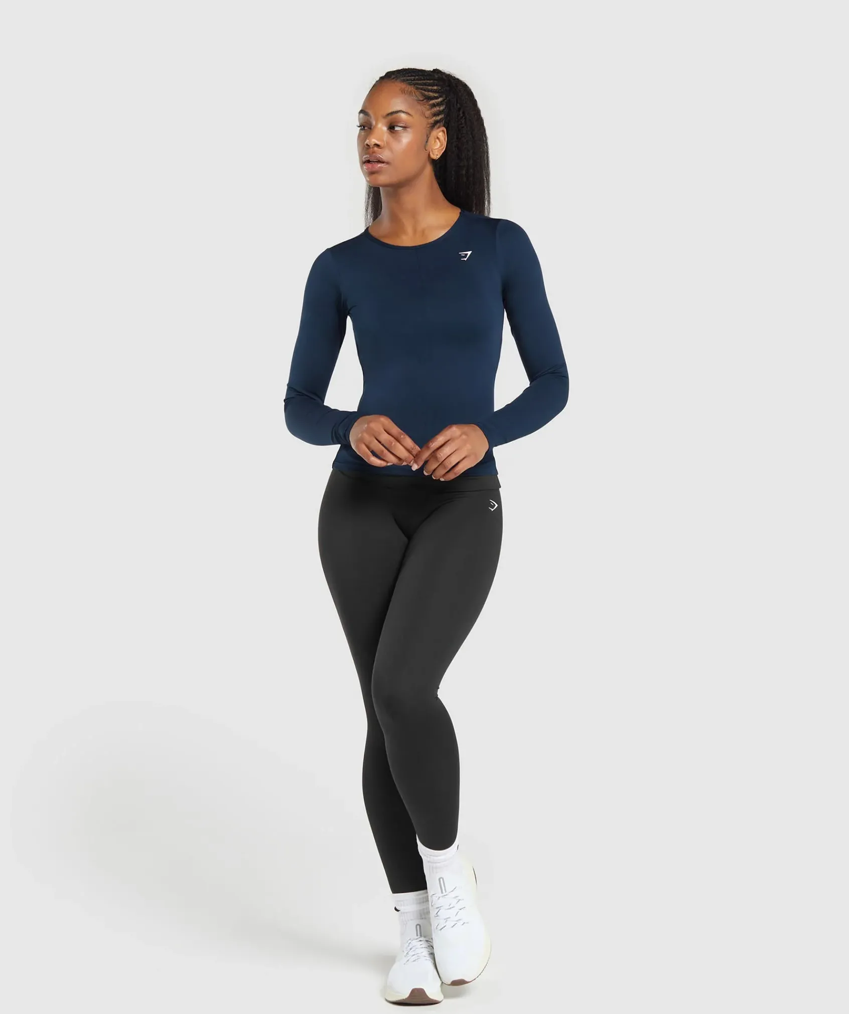 DAMES Gymshark T-shirts*Everyday Open Back Long Sleeve Top