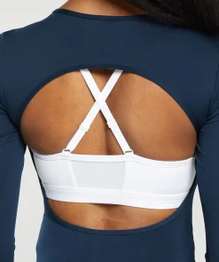 DAMES Gymshark T-shirts*Everyday Open Back Long Sleeve Top