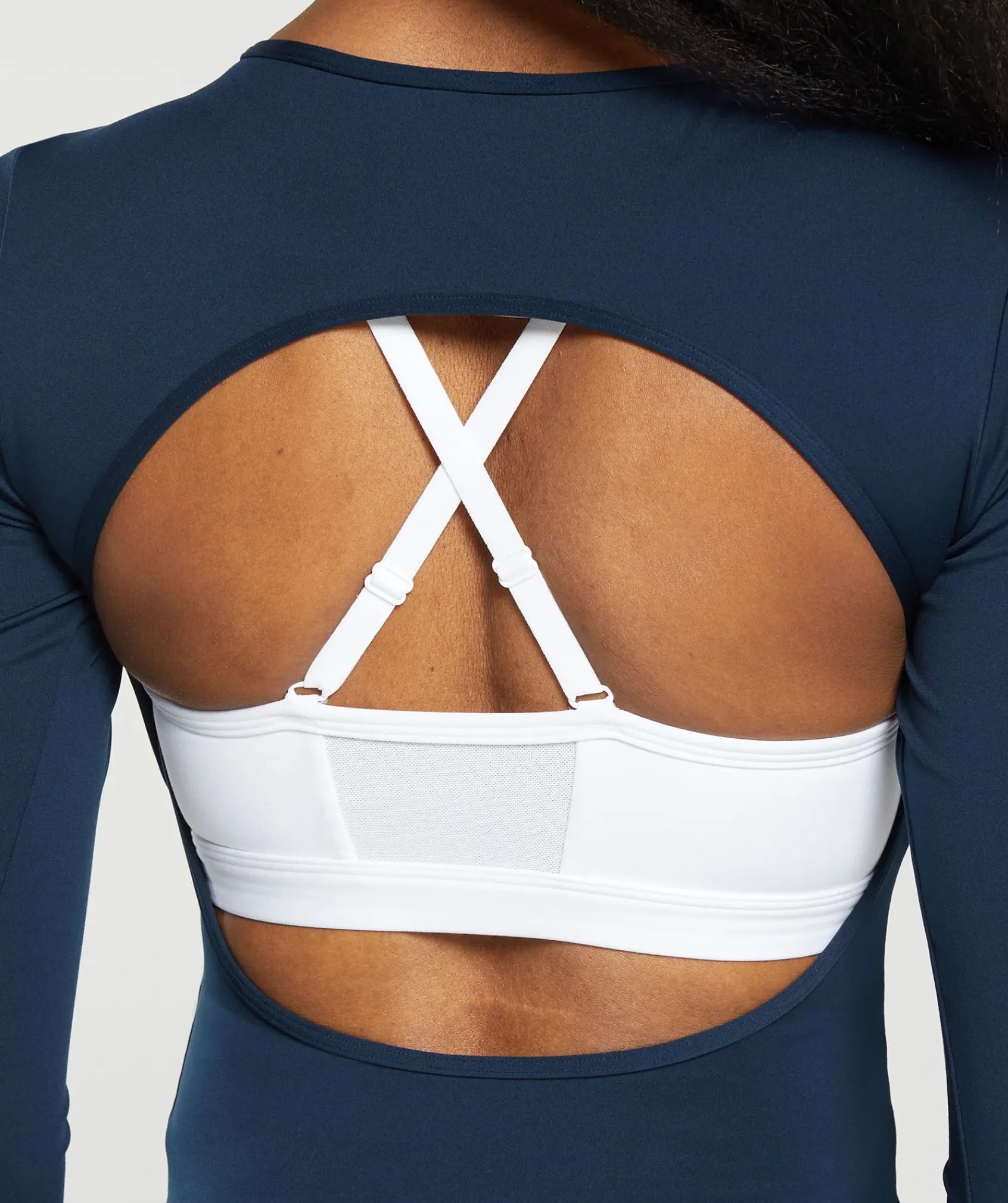 DAMES Gymshark T-shirts*Everyday Open Back Long Sleeve Top