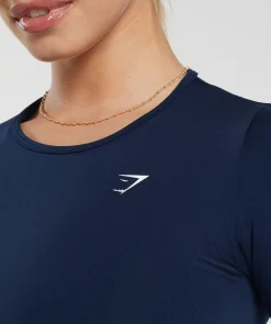 DAMES Gymshark Croptops|T-shirts*Everyday Seamless Long Sleeve Crop Top