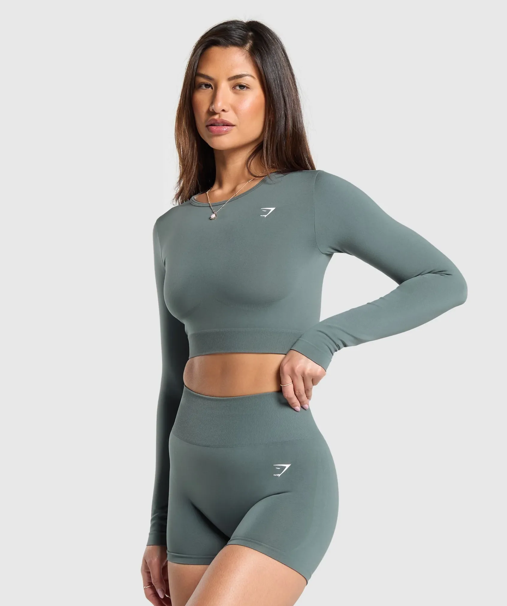 DAMES Gymshark Croptops|T-shirts*Everyday Seamless Long Sleeve Crop Top