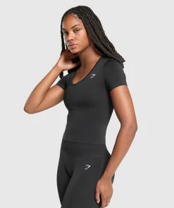 DAMES Gymshark T-shirts*Everyday Seamless Tight Fit Crew Neck Tee