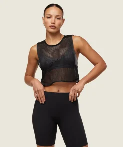 DAMES Gymshark Croptops|Tanktops*everywear Cropped Mesh Tank