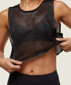DAMES Gymshark Croptops|Tanktops*everywear Cropped Mesh Tank