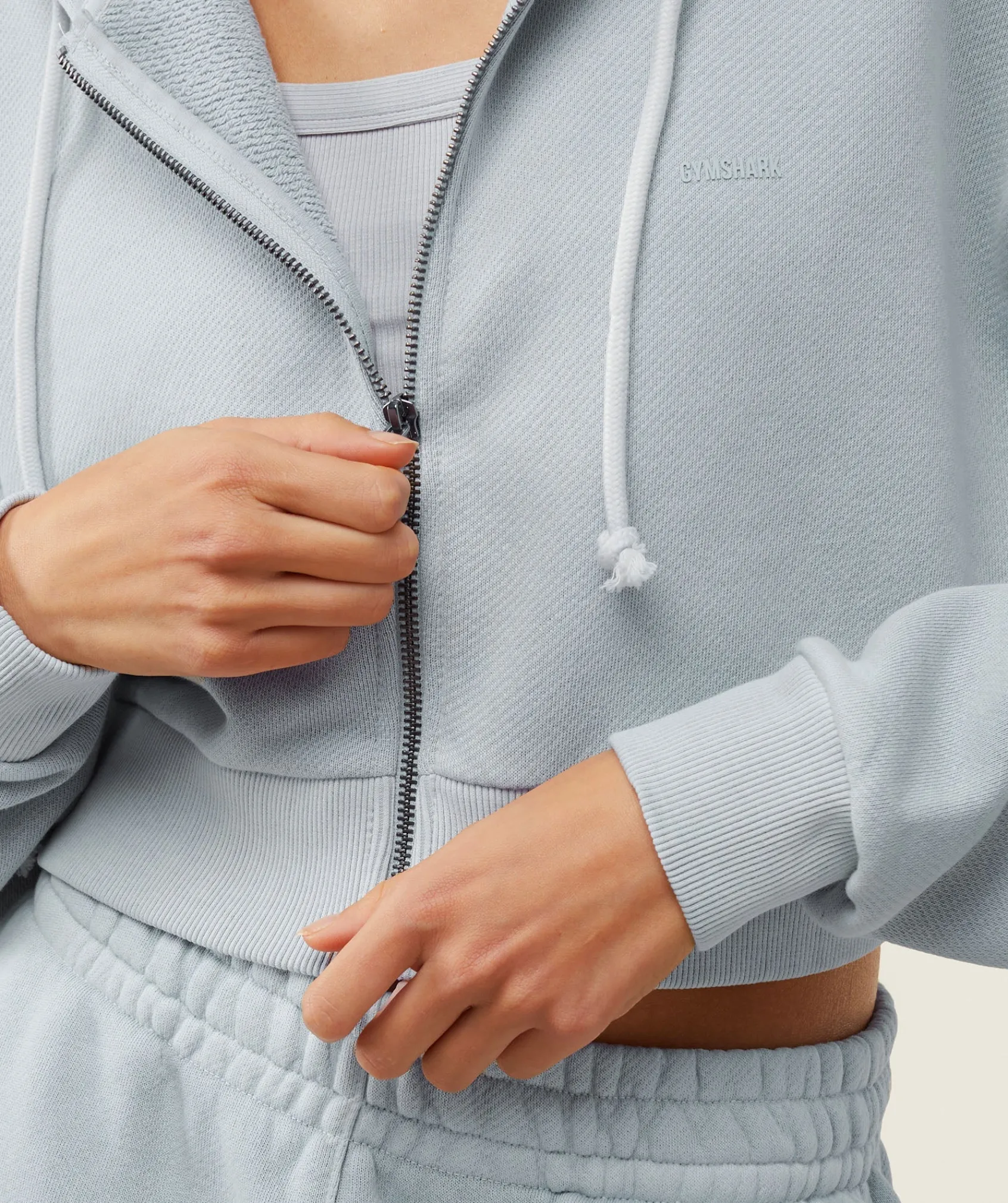 DAMES Gymshark Hoodies & Truien*everywear Cropped Zip Hoodie