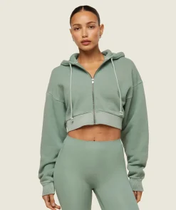 DAMES Gymshark Hoodies & Truien*everywear Cropped Zip Hoodie