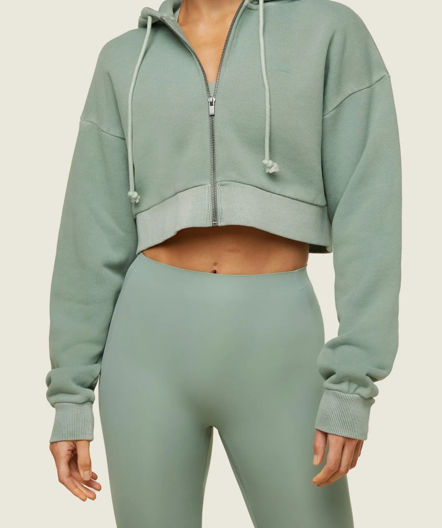 DAMES Gymshark Hoodies & Truien*everywear Cropped Zip Hoodie