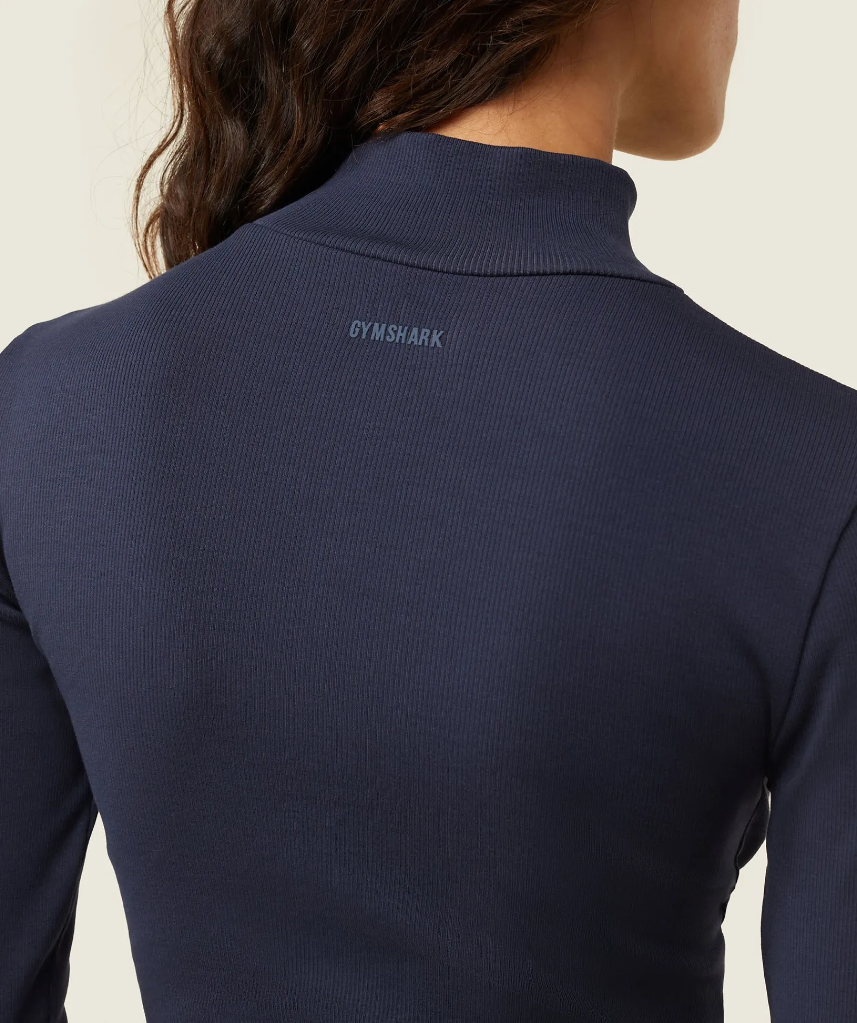 DAMES Gymshark T-shirts*everywear Long Sleeve Ribbed Turtle Neck