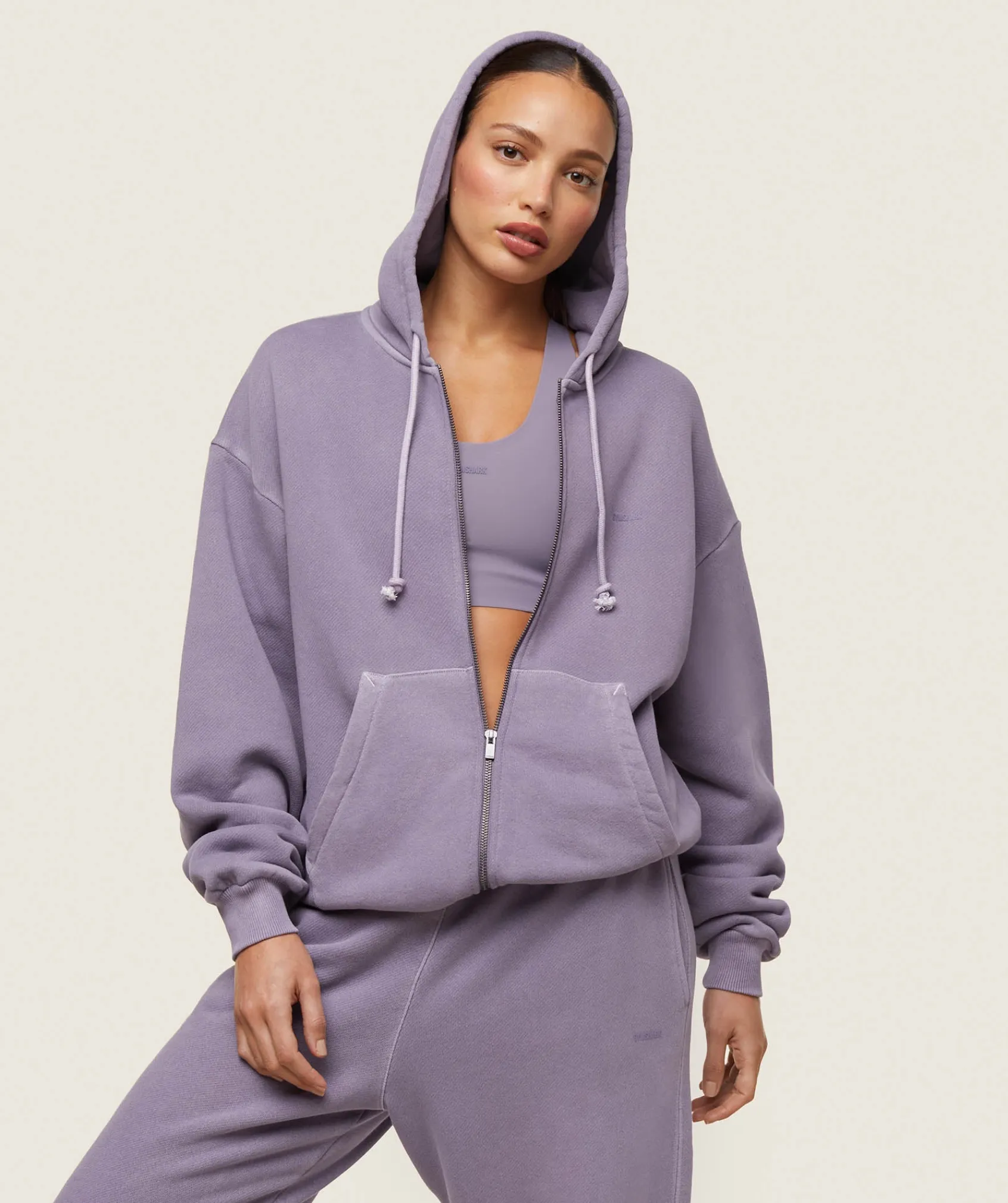 DAMES Gymshark Hoodies & Truien*everywear Relaxed Zip Hoodie