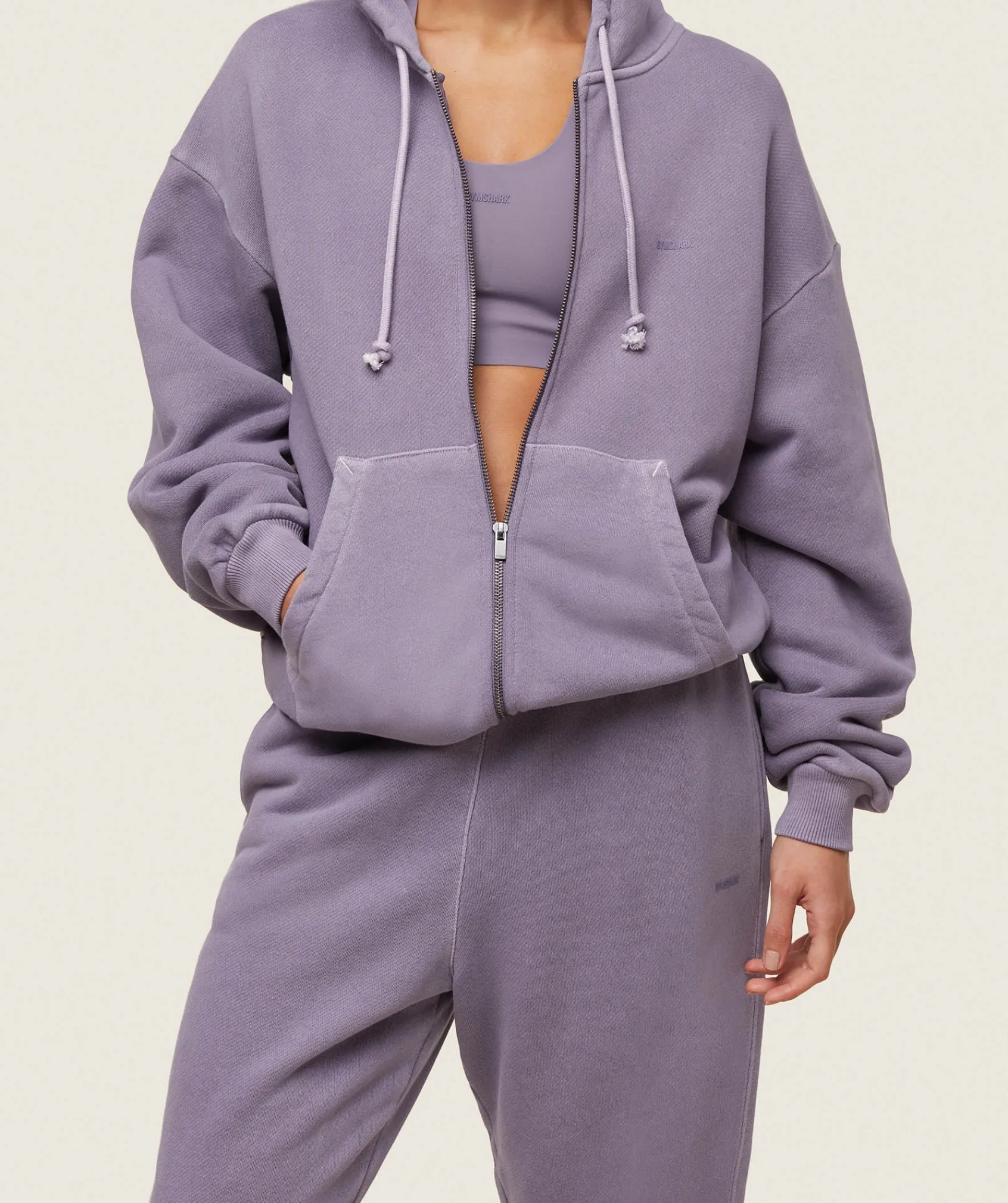 DAMES Gymshark Hoodies & Truien*everywear Relaxed Zip Hoodie