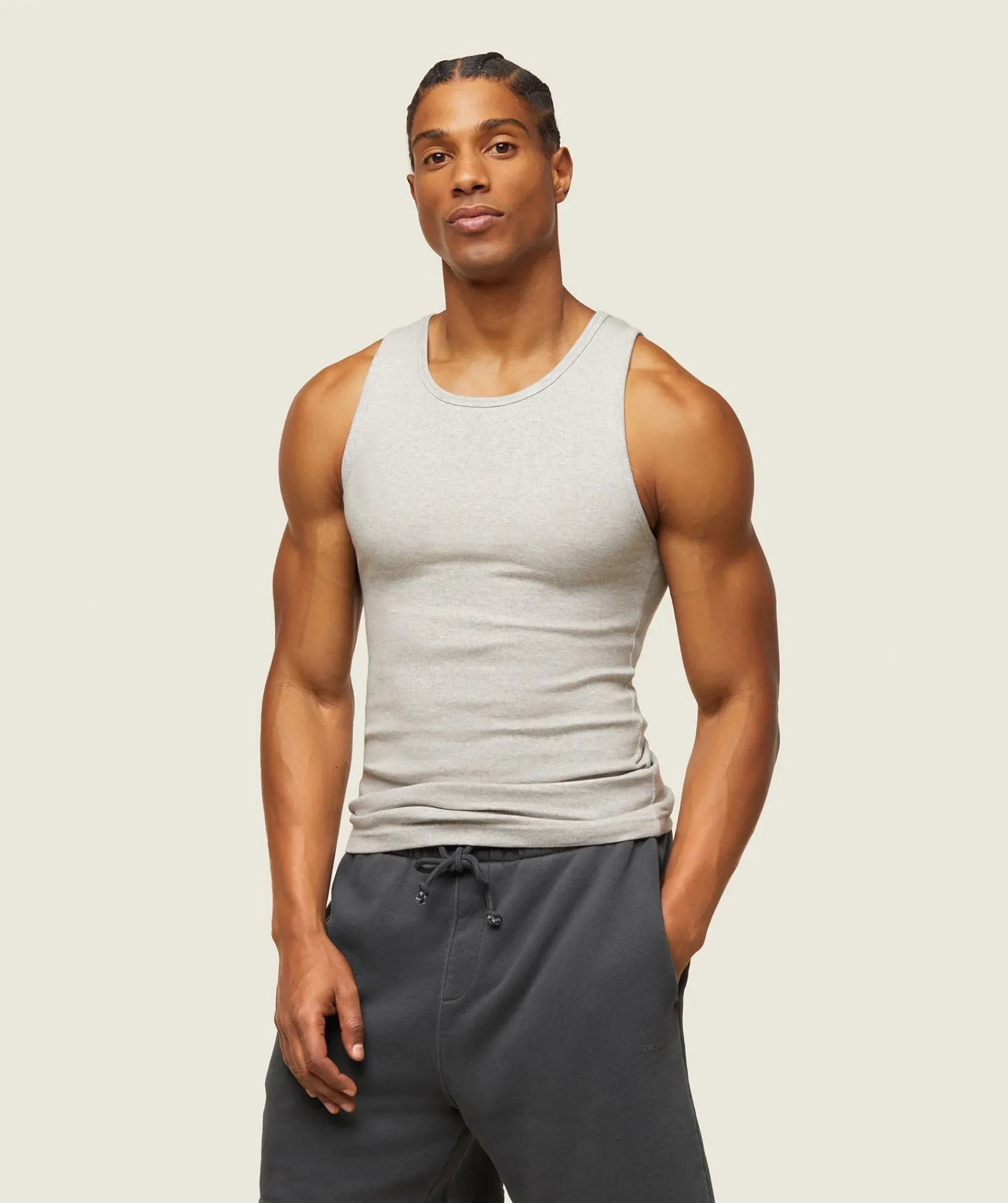Heren Gymshark Tanktops|T-shirts*everywear Ribbed Tank