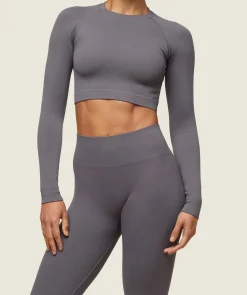 DAMES Gymshark Croptops|T-shirts*everywear Seamless Long Sleeve Crop Top