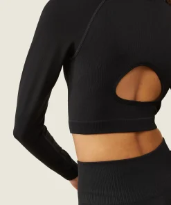 DAMES Gymshark Croptops|T-shirts*everywear Seamless Long Sleeve Crop Top