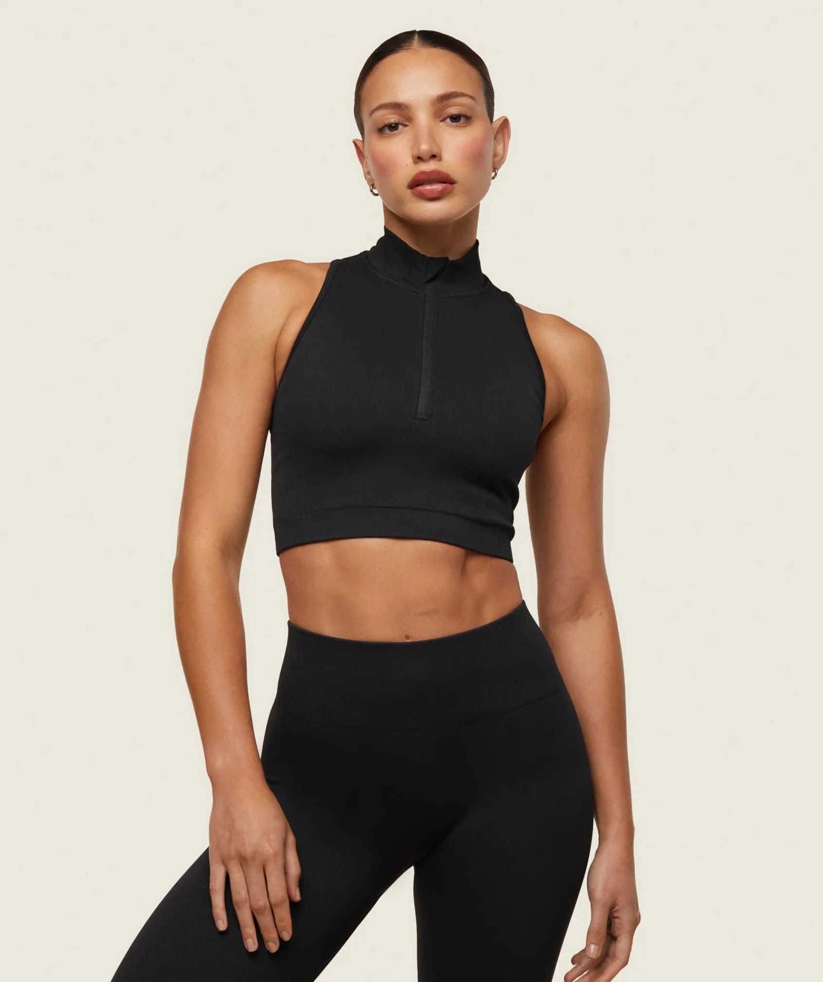 DAMES Gymshark Croptops|T-shirts*everywear Seamless Sleeveless Turtleneck