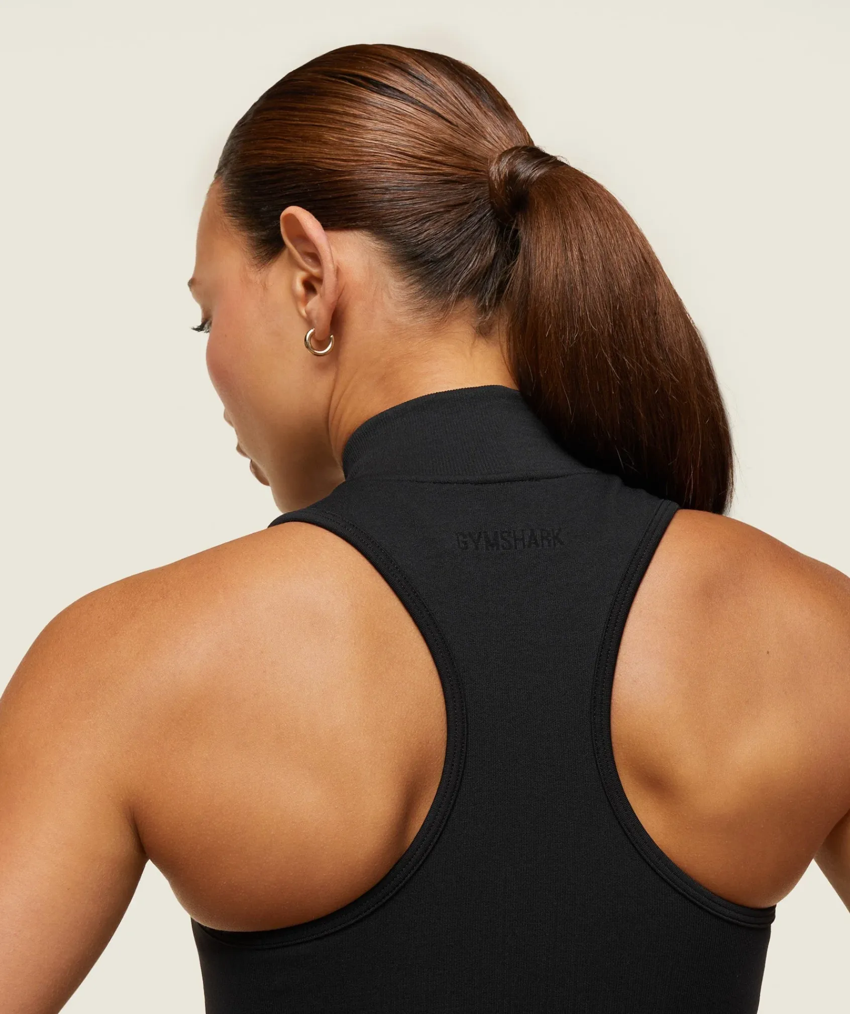 DAMES Gymshark Croptops|T-shirts*everywear Seamless Sleeveless Turtleneck