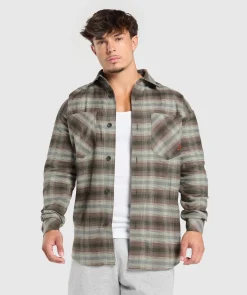 Heren Gymshark T-shirts*Flannel Shirt