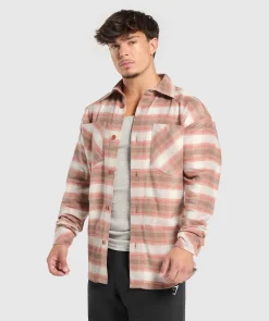 Heren Gymshark T-shirts*Flannel Shirt
