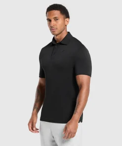 Heren Gymshark T-shirts*Flat Knit Polo Shirt