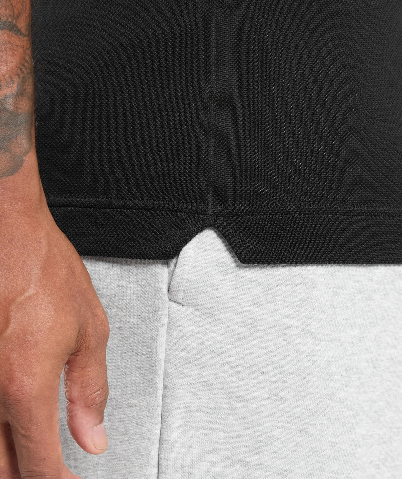 Heren Gymshark T-shirts*Flat Knit Polo Shirt