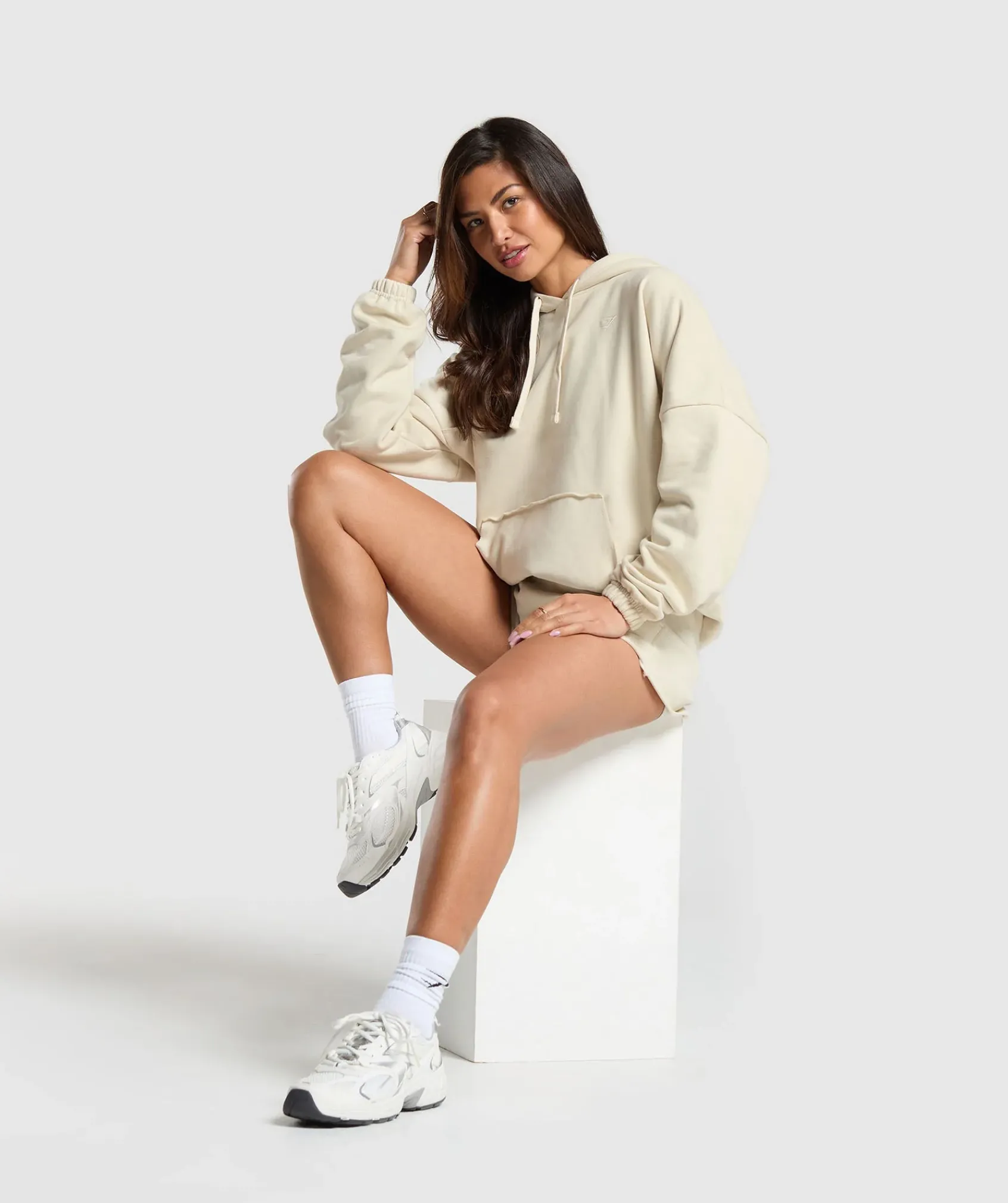 DAMES Gymshark Hoodies & Truien*Fleece Oversized Hoodie