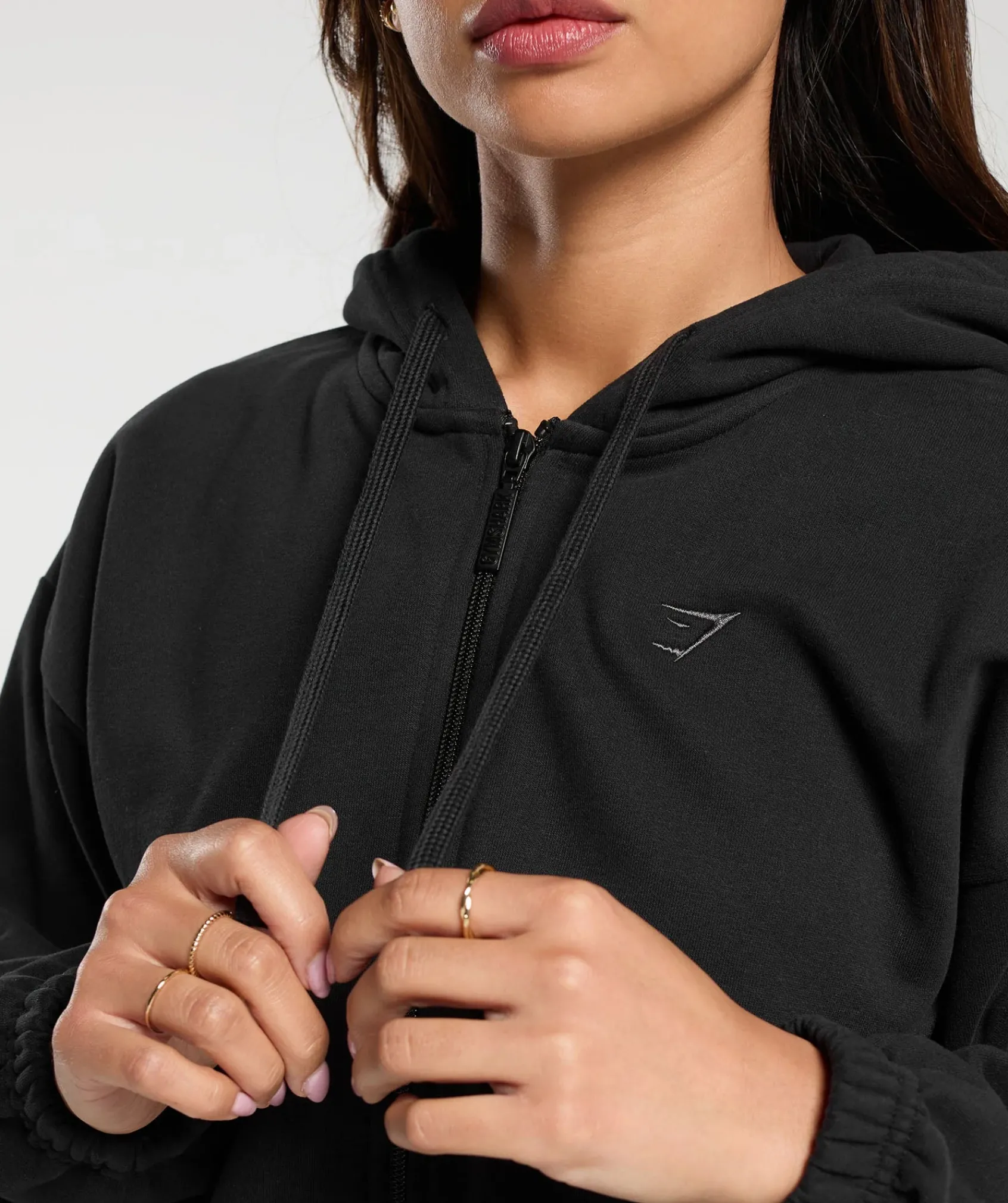 DAMES Gymshark Hoodies & Truien*Fleece Zip Hoodie