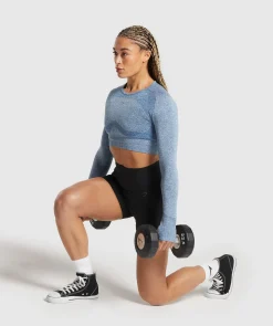 DAMES Gymshark Croptops|T-shirts*Flex Long Sleeve Crop Top