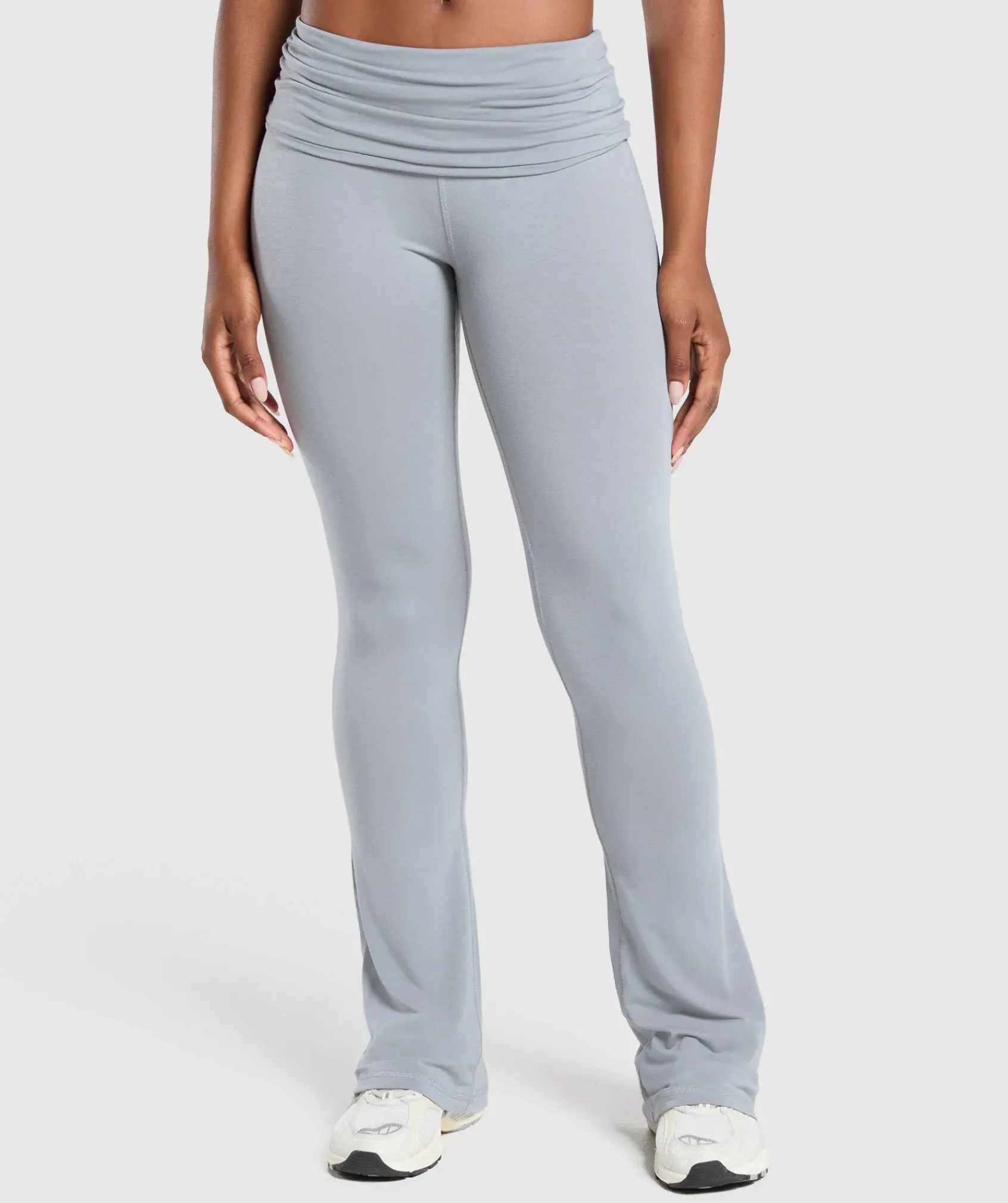 DAMES Gymshark Bedekkende Sportkleding|Leggings*Foldover Flared Leggings